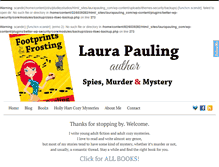Tablet Screenshot of laurapauling.com